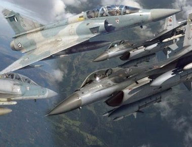 Νέες παραβιάσεις του ελληνικού εναέριου χώρου από τουρκικά μαχητικά F-16